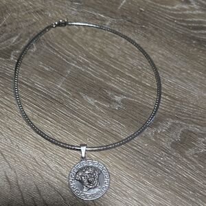 Silver Medallion Necklace